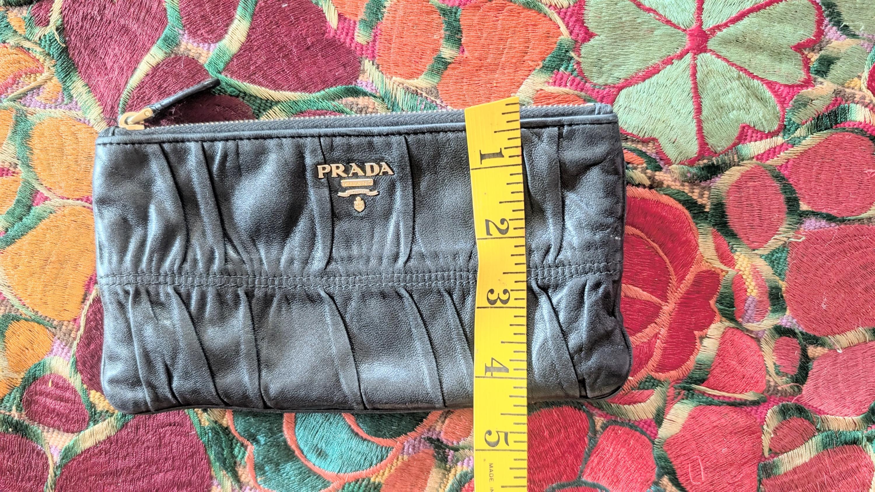 Prada Nappa Gaufre Clutch Nero - Etsy