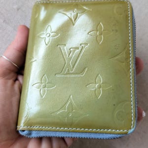 Carteira com zíper Louis Vuitton Vernis Broome 1999