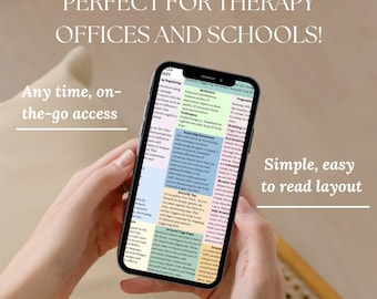 Coping Skills Cheat Sheet - Digital Print | Essential Tools for School Counselors, Therapists, and Educators
