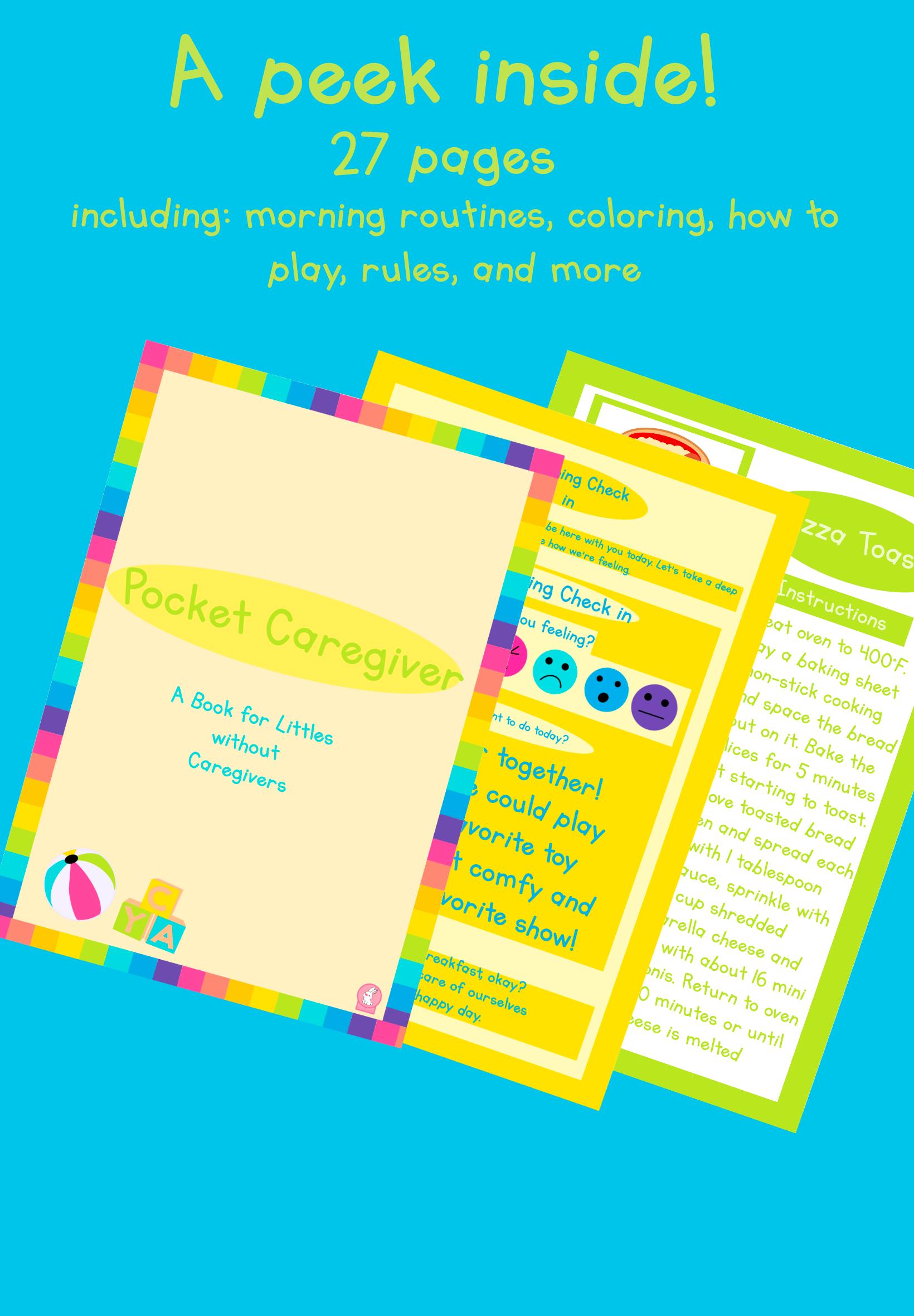 Pocket Caregiver:age Regression, AGERE, Little Space, Book for Littles ...