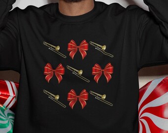 Festive Brass Trombone Sweatshirt
