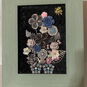 Jewelry art framed