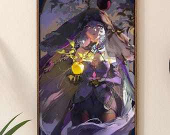 Honkai Star Rail Black Swan Art Print: Extra Large Canvas Wall Decor