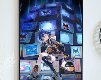 Zenless Zone Zero Belle Canvas Print: Extra Large ZZZ Wall Art