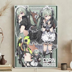 Zenless Zone Zero Corin Wickes Art Print: Extra Large Canvas Wall Decor