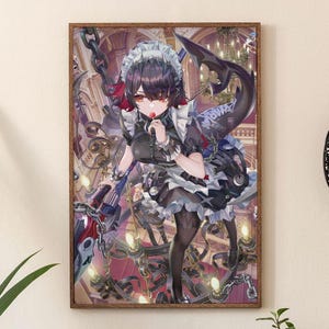 Zenless Zone Zero Ellen Joe Art Print: ZZZ Game Canvas Wall Decor