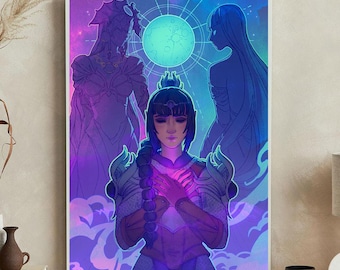 Shadowheart Canvas Print: Baldur&#39;s Gate 3 Extra Large Wall Art