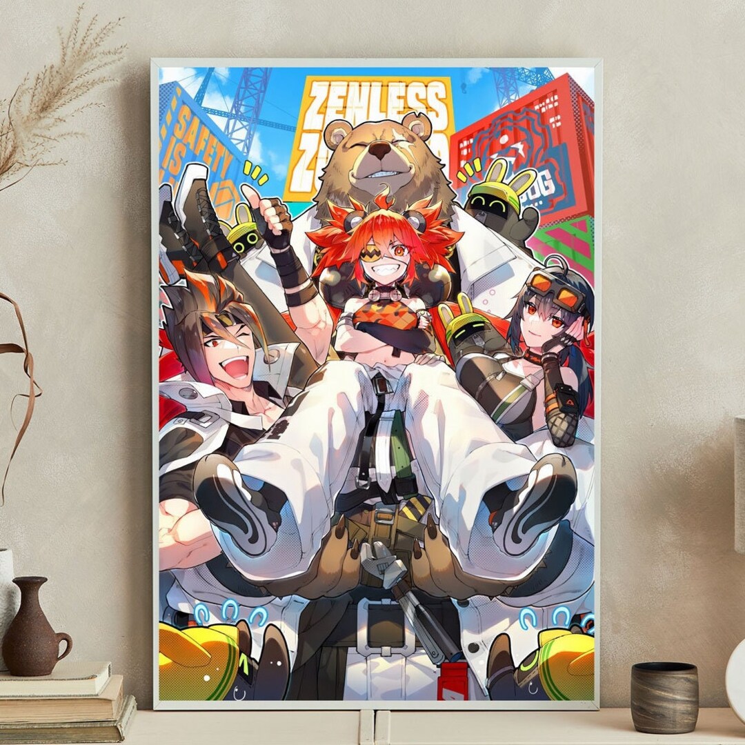 Zenless Zone Zero ZZZ Canvas Print Anton Grace Howard Koleda Zenless Zone Zero ZZZ Canvas Print Anton Grace Howard Koleda