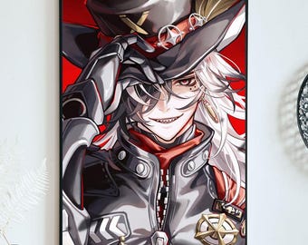 Honkai Star Rail Boothill Canvas Print: Extra Large Wall Art