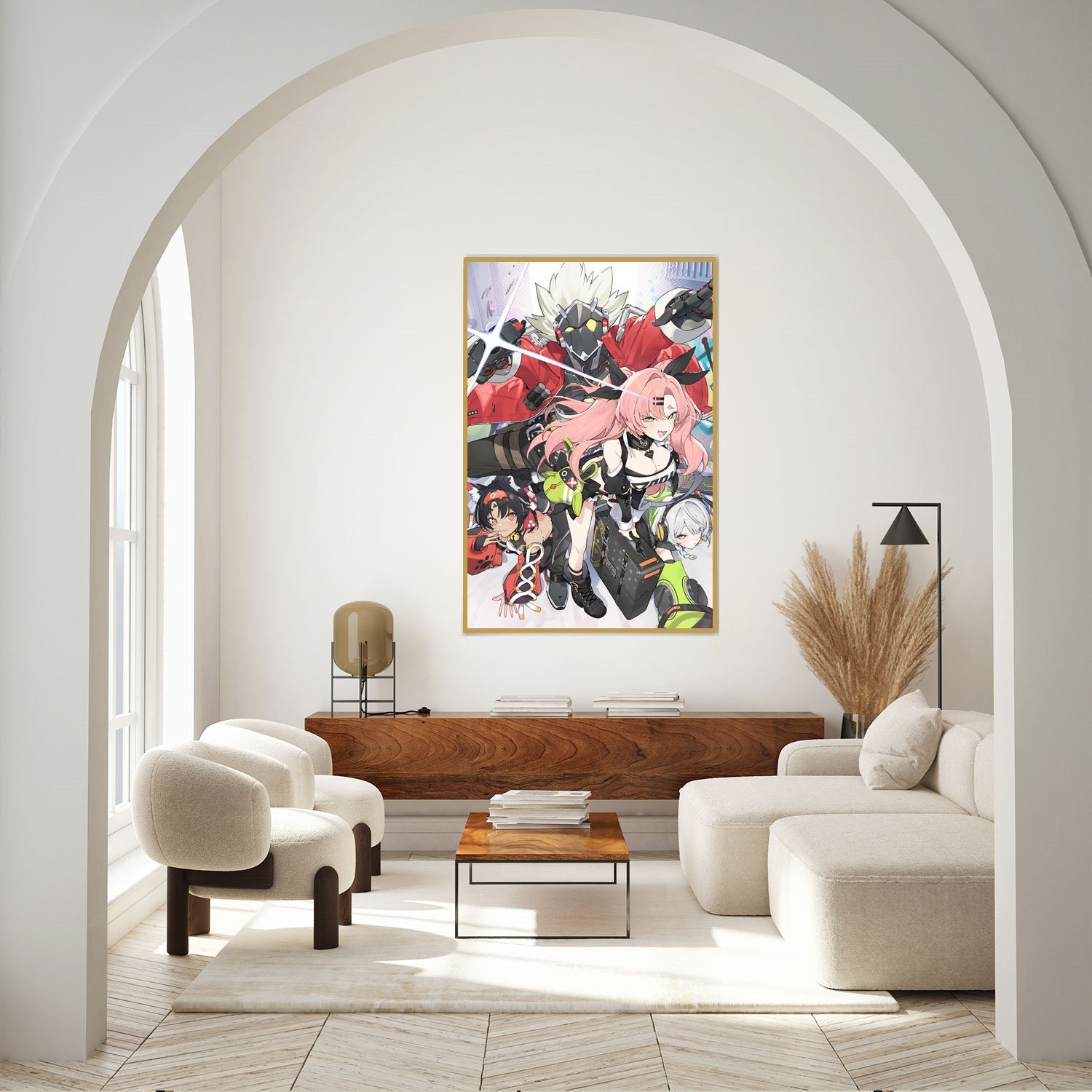 Zenless Zone Zero Canvas Print: Anby, Billy, Nekomiya, Nicole