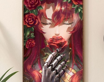 Honkai Star Rail Argenti Canvas Art Print: Extra Large Home Decor
