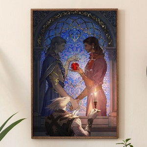 Baldur's Gate 3 BG3 Gale The Dark Urge Wall Art, Print Canvas, Art Print, Extra Large Wall Art, Home Decor