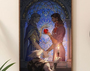 Baldur's Gate 3 Canvas Print: Gale, The Dark Urge, Extra Large Wall Art