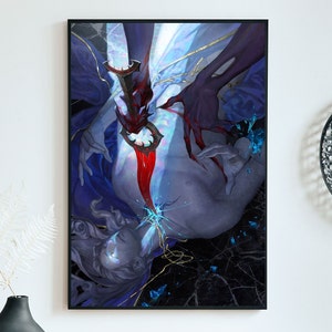 Baldur's Gate 3 BG3 Gale The Dark Urge Wall Art, Print Canvas, Art Print, Extra Large Wall Art, Home Decor