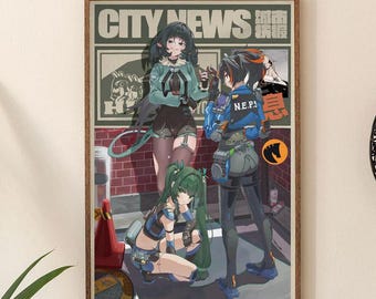 Zenless Zone Zero Canvas Print: ZZZ Jane Doe, Qingyi Zhu Yuan Wall Art