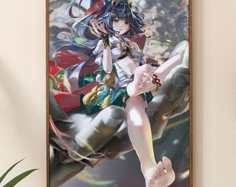 Honkai Star Rail Yunli Canvas Art Print: Extra Large Wall Decor