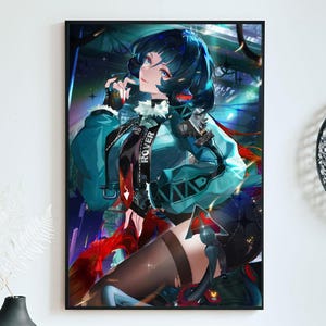 Zenless Zone Zero Jane Doe Art Print: Extra Large Canvas Wall Decor