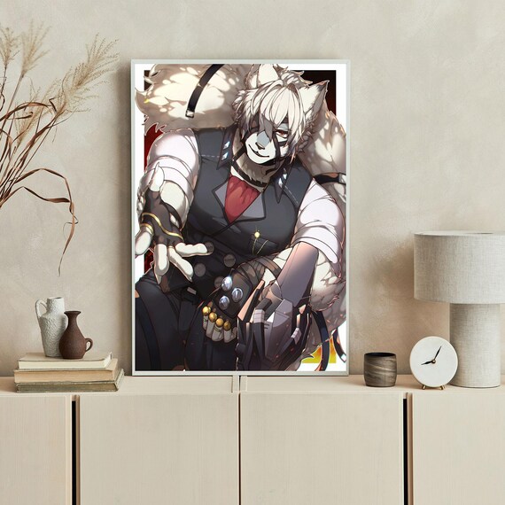 Zenless Zone Zero Von Lycaon Art Print: Extra Large Canvas Wall