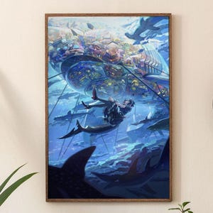 Zenless Zone Zero Ellen Joe Art Print: Large Canvas Wall Decor