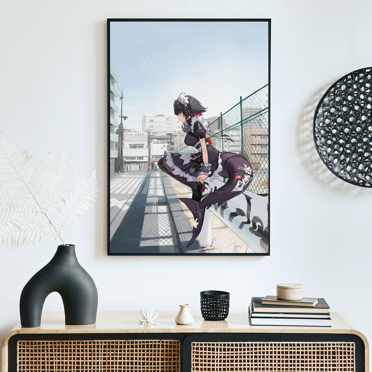 Zenless Zone Zero ZZZ Ellen Joe Wall Art, Print Canvas, Art