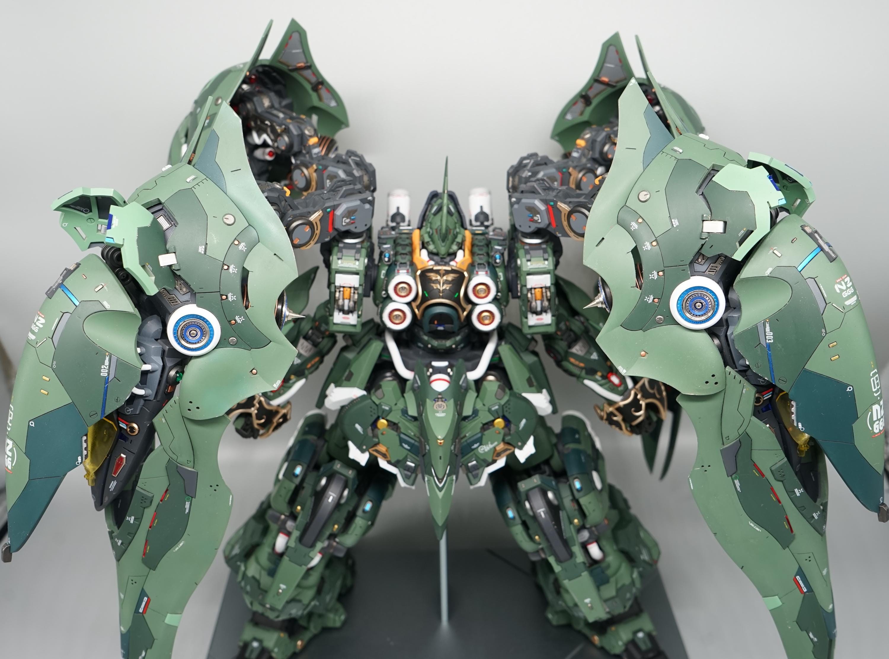1/100 VN Cast Kshatriya NZ-666 Resin Kit Metal Thrusters Built +