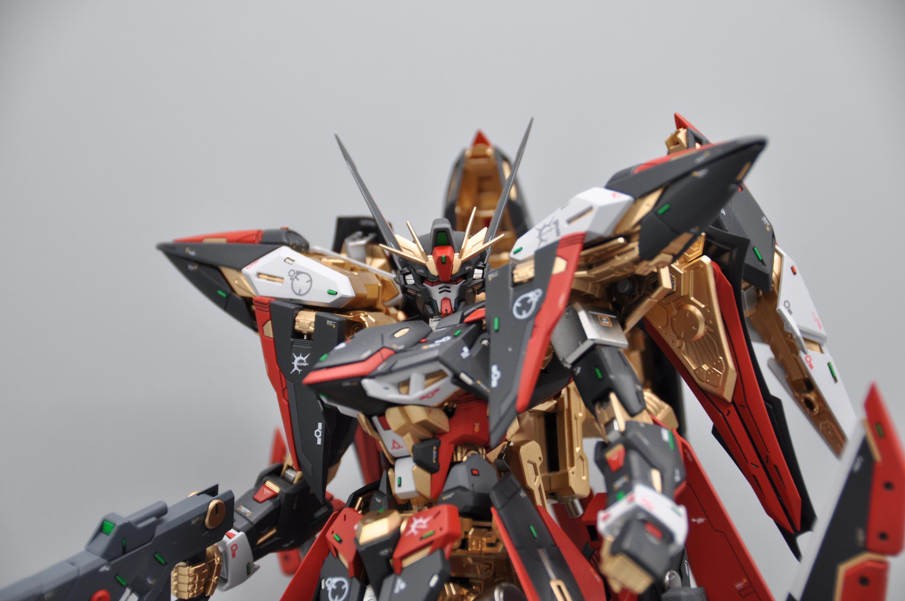 Bandai 1/100 MG Eclipse Gundam Custom Color Heavily Modified Built