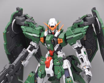 Bandai 1/100 MG GN-003 Kyrios Gundam with Fortune Meow Resin Kit Professionally Built & Painted (Ready to ship from California)