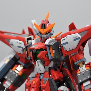 Bandai 1/100 MG Curios Kyrios Gundam Custom Color Heavily Modified Built Painted  (Ready to ship from California)
