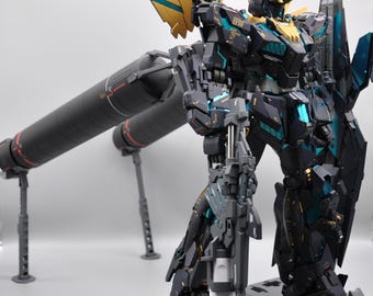 Bandai 1/60 PG Unicorn Gundam 02 Banshee Norn 2 + Dual Thrusters Built Modified and Painted (Ready to ship from California)