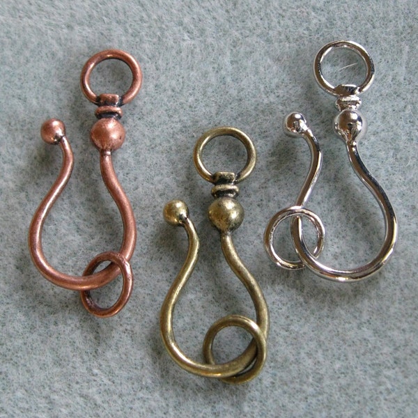 Bronze Hook and Eye Etsy