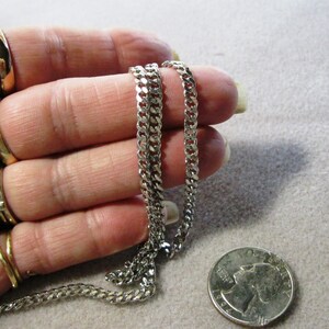 10ft Antique Silver Twist Cut Curb Chain 3.5mm x 4.5mm Nickel Free Bulk 398 image 2