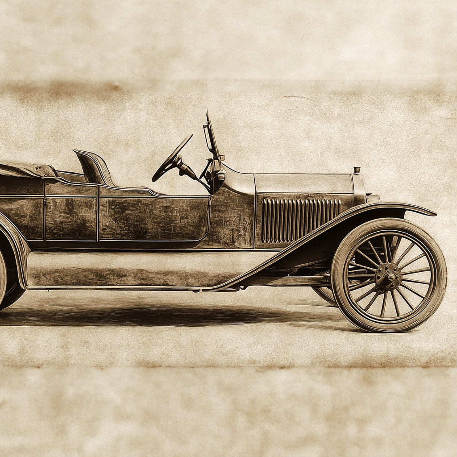 Retro Rides: 20 Printable Vintage Car Photos, Junk Journal Ephemera ...