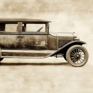 Retro Rides: 20 Printable Vintage Car Photos, Junk Journal Ephemera ...