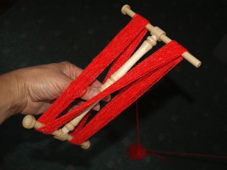 Niddy Noddy  Weave/Knit/Spin/Wood