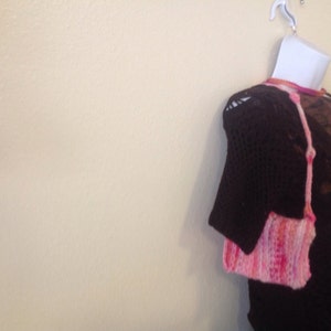 Little Pink Knit Notions Bag