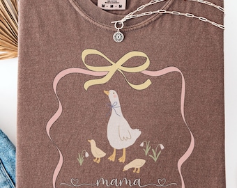 goose shirt for mom Comfort Color,mama goose gift,Birthday Gift for Her,pregnant girl shirt,New Mom Gift,mom birthday gift,mama goose tshirt
