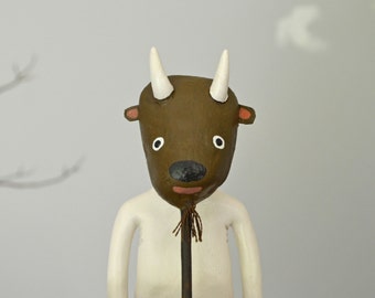 Mook with Buffalo Mask