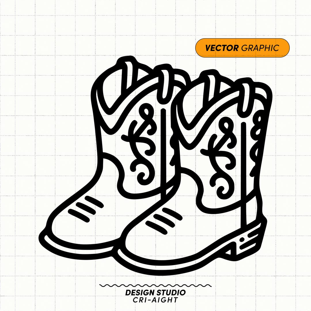 Baby Cowboy Boots SVG Baby Girl Western Svg, Cowgirl Boots Svg
