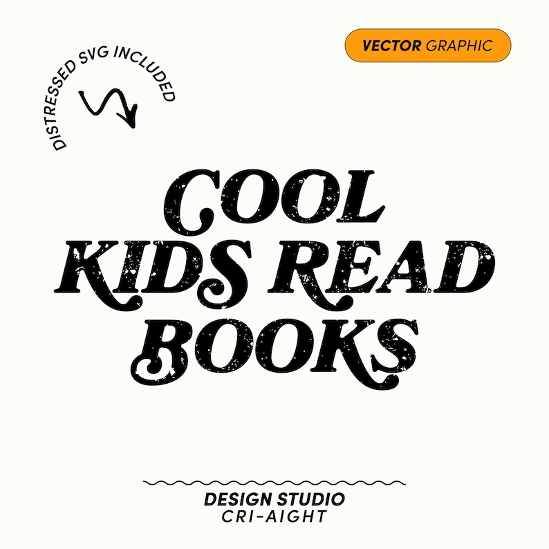 Cool Kids Read Books SVG
