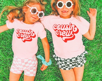 Retro Cousin Crew Shirts SVG PNG | Cousin Camping Crew Svg, Cousin Crew Vacation Svg, Summer Cousin Crew, Family Vacation 2026 Svg