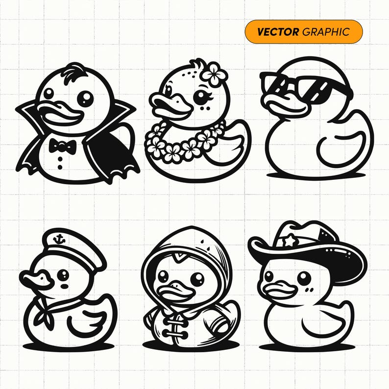 Rubber Ducky SVG Bundle