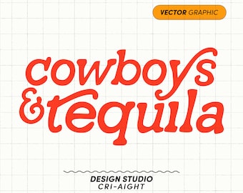 Cowboys and Tequila PNG SVG | Retro Western Svg, Popular Western Png, Sublimation Design, Western Svg Designs, Western T-Shirt Designs