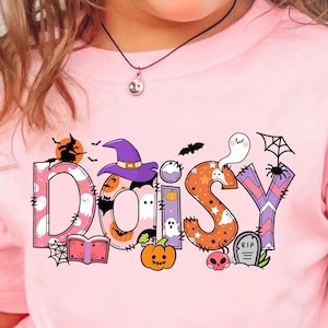 Personalized Halloween Kids Name Shirt: Custom Toddler Gift