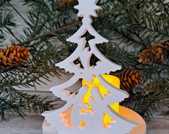 Titular de la luz del té- Escena de la Natividad Luz del té-Regalo de Navidad- Regalo-Candelabro de Navidad-Decoración de Navidad-Regalo de Navidad - Regalo de bienvenida