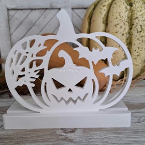 Tea Light Holder- Halloween Tea Light-Halloween Decor- Gift-Halloween Candleholder-Pumpkin Decor-Halloween Gift - Housewarming Gift-Pumpkin