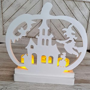 Tea Light Holder- Halloween Tea Light-Halloween Decor- Gift-Halloween Candleholder-Pumpkin Decor-Halloween Gift - Housewarming Gift-Pumpkin