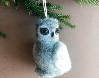 Wool Owl Ornament