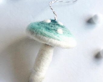 Wool Mushroom Ornament