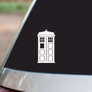 Doctor Who Tardis Permanent Decal