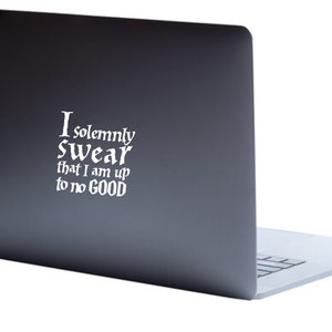 Harry Potter I Solemnly Swear Permanent Decal image 2